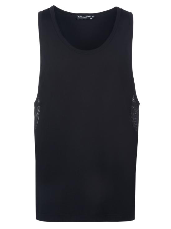  돌체앤가바나 민소매 티셔츠 G8FI5T G7DAM BLACK