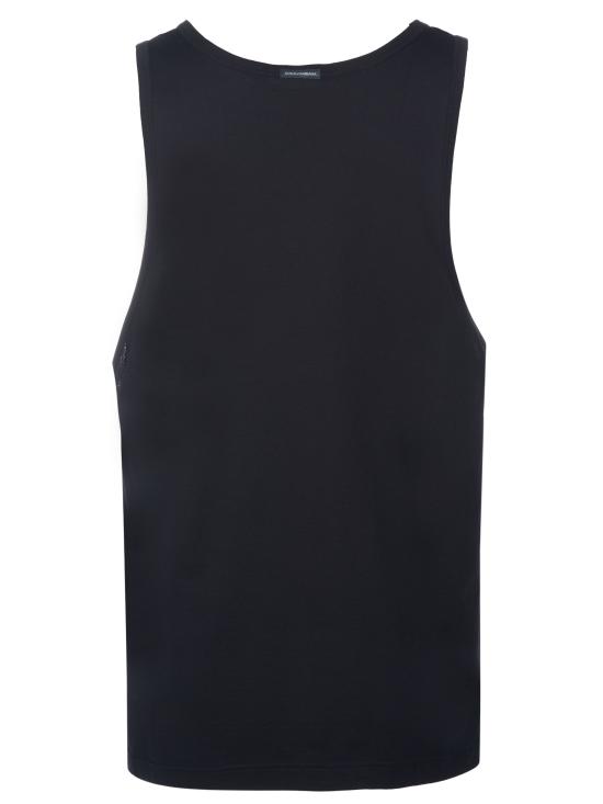  돌체앤가바나 민소매 티셔츠 G8FI5T G7DAM BLACK - DOLCE & GABBANA