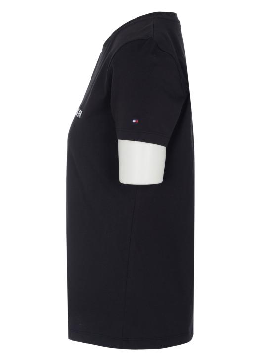  타미힐피거 반팔 티셔츠 WW0WW31999 BLACK - TOMMY HILFIGER