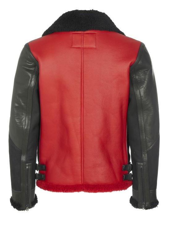  타미힐피거 가죽 자켓 RE0RE00041002 BLACK - TOMMY HILFIGER