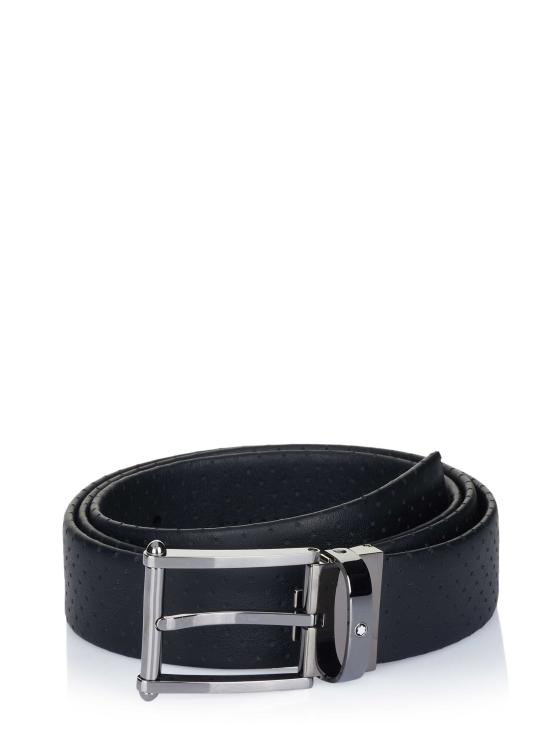  몽블랑 가죽 벨트 118769 BLACK