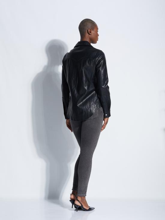  핑코 블라우스 1G16EB7866 BLACK - PINKO