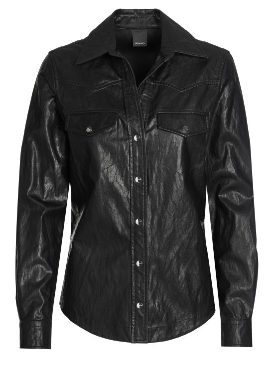  핑코 블라우스 1G16EB7866 BLACK