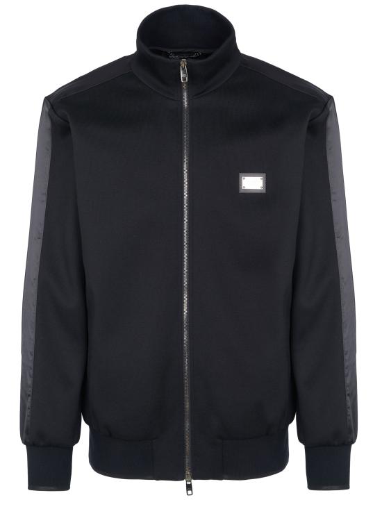  돌체앤가바나 봄버 자켓 G9AMJT HU7PR BLACK - DOLCE & GABBANA