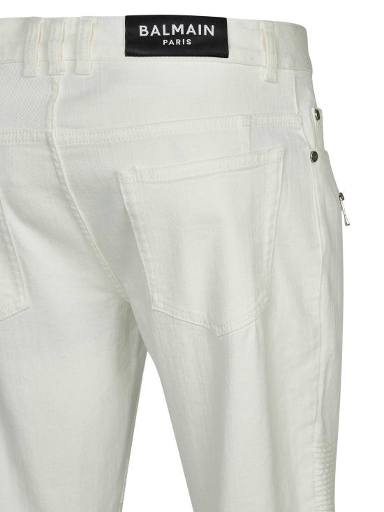  발망 데님 팬츠 VH1MG005032D WHITE - BALMAIN