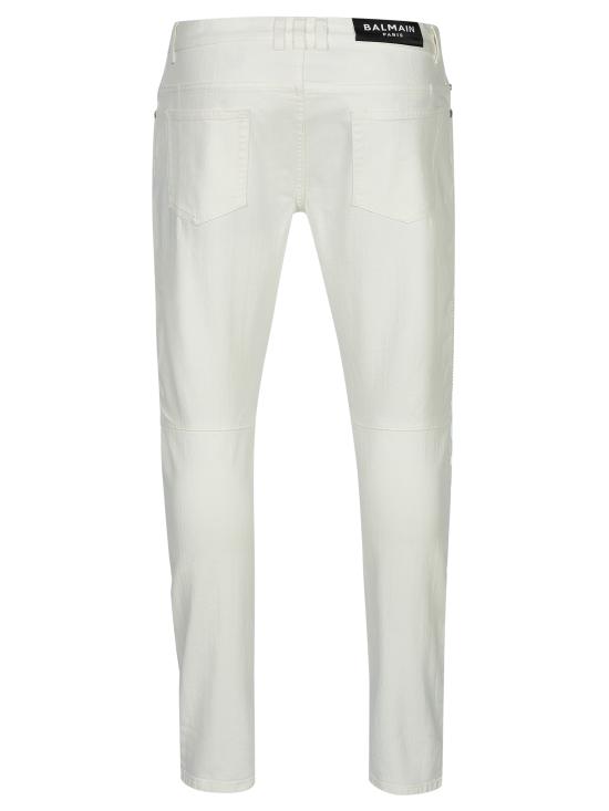  발망 데님 팬츠 VH1MG005032D WHITE - BALMAIN