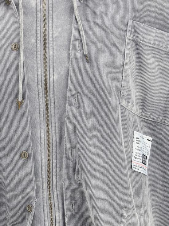 26SS 메종 미하라 야스히로 긴팔 셔츠 J15SH184 GRAY GREY - MAISON MIHARA YASUHIRO