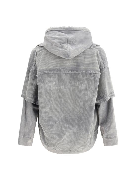 26SS 메종 미하라 야스히로 긴팔 셔츠 J15SH184 GRAY GREY - MAISON MIHARA YASUHIRO