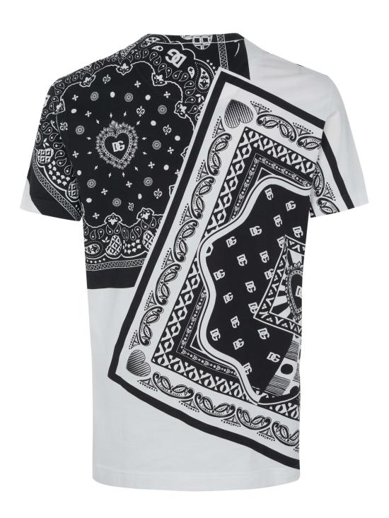  돌체앤가바나 반팔 티셔츠 G8KBAT G7DDJ WHITE - DOLCE & GABBANA