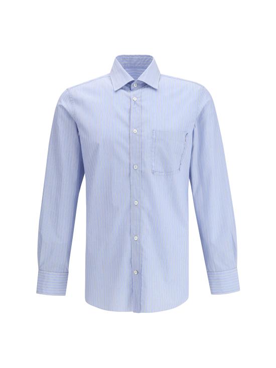 26SS 마르지엘라 긴팔 셔츠 S50DT0073M35722 001F BLUE