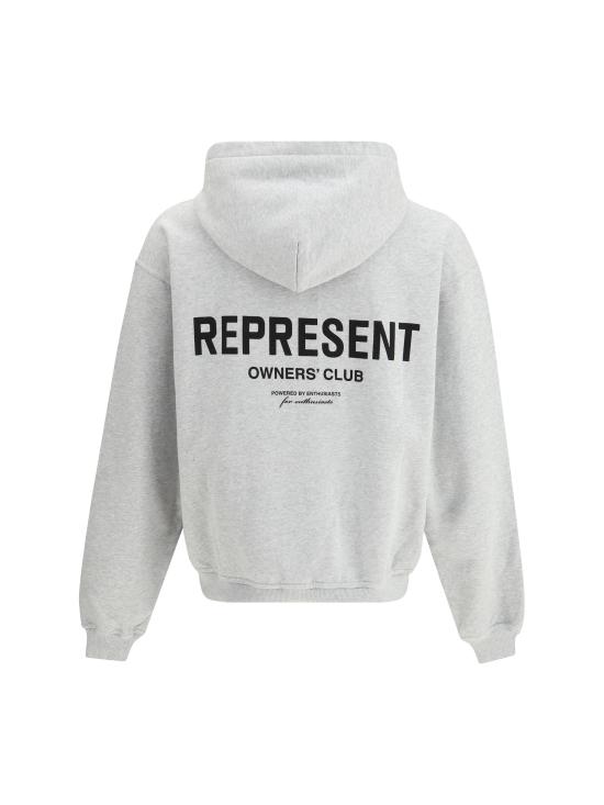 26SS 리프레젠트 후드 티셔츠 OCM41122 ASHGREY - REPRESENT