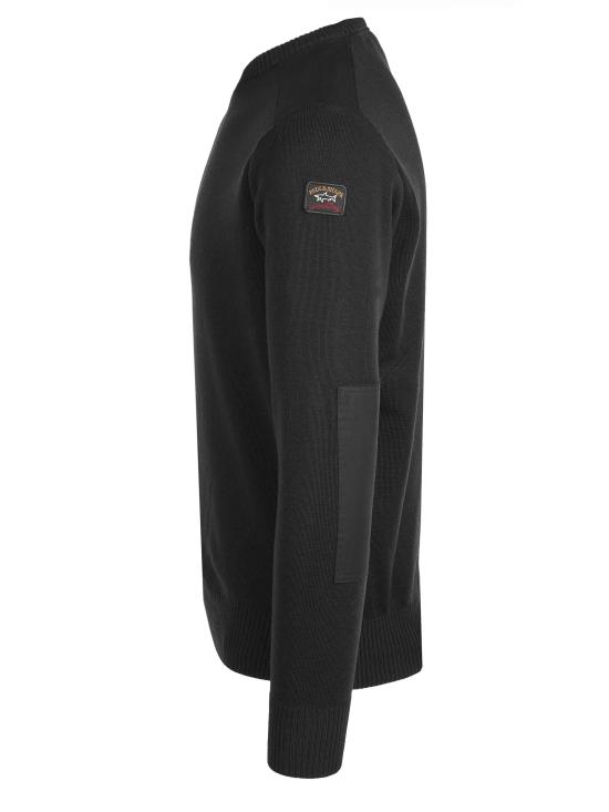  폴앤샤크 집업 니트 C0P1026 BLACK - PAUL & SHARK