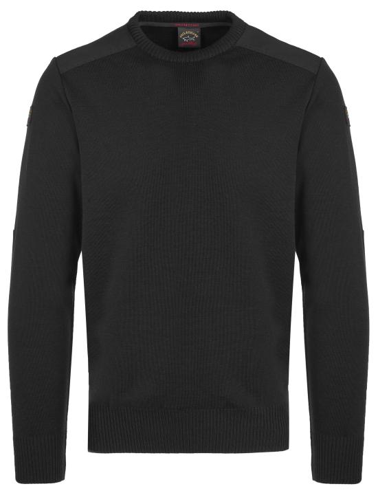  폴앤샤크 집업 니트 C0P1026 BLACK