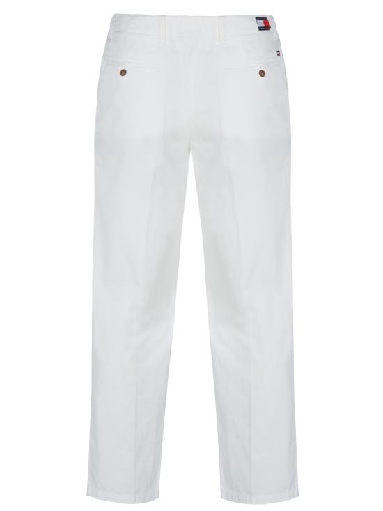  타미힐피거 스트레이트 팬츠 MW0MW31192 WHITE - TOMMY HILFIGER