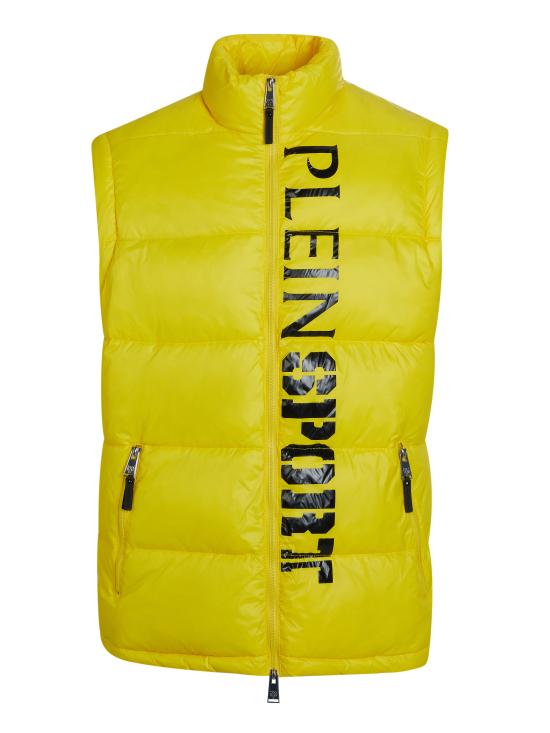  플레인스포츠 숏패딩 UPPS10724 YELLOW - PLEIN SPORT