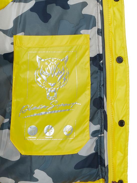  플레인스포츠 숏패딩 UPPS10724 YELLOW - PLEIN SPORT