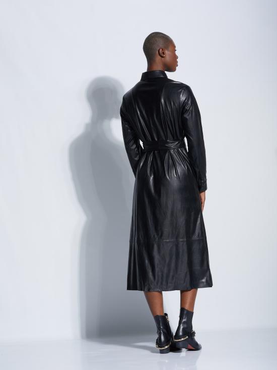  핑코 롱 원피스 1G168RY7CD BLACK - PINKO