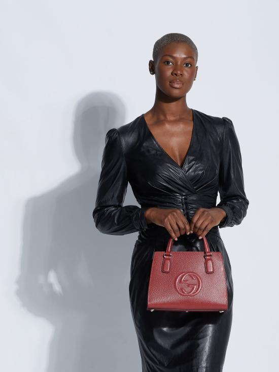  구찌 토트백 607722 CAO0G RED - GUCCI