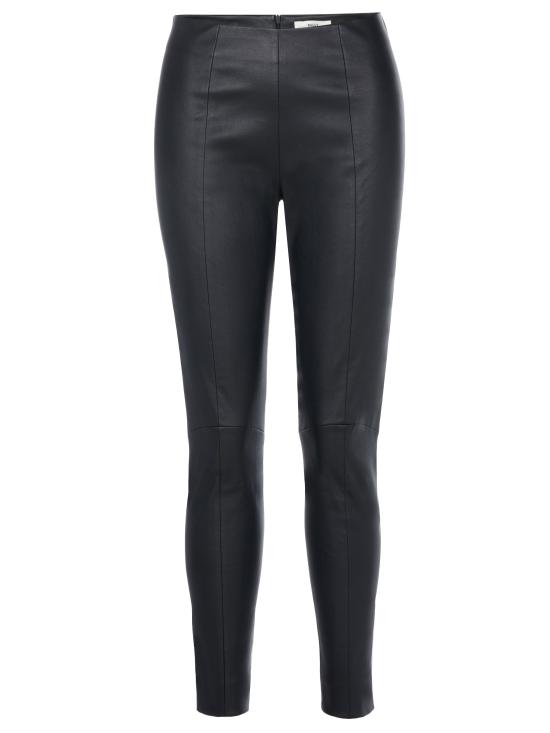  발리 가죽 팬츠 59833322522 BLACK