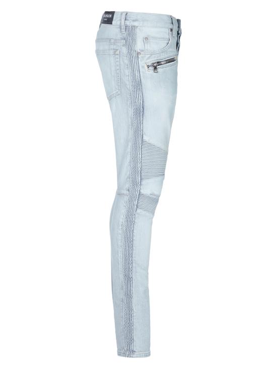  발망 데님 팬츠 WH1MG030149D BLUE - BALMAIN