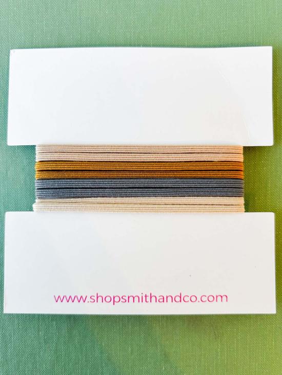  Smith and Co. Design 헤어 액세서리 스미스앤코 디자인 스키니 헤어타이 세트 뉴트럴 - OTHER BRANDS