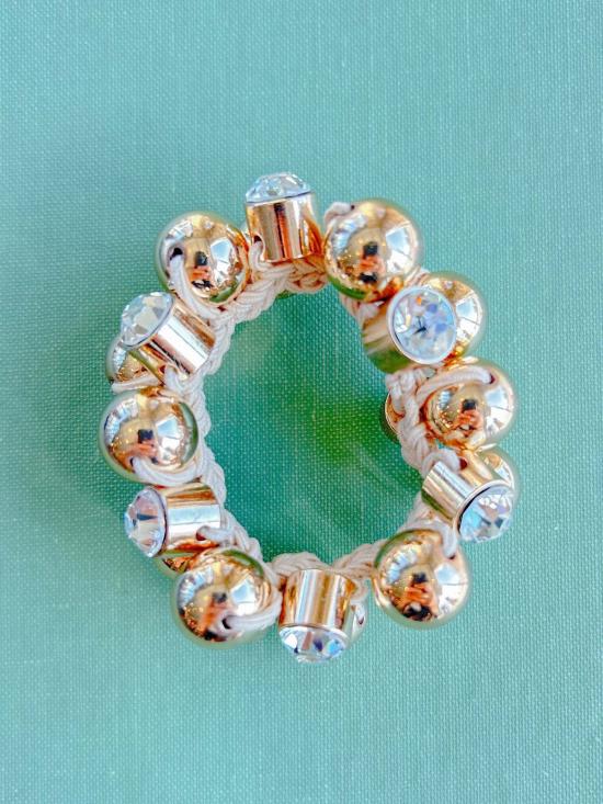  Smith and Co. Design 헤어 액세서리 스미스앤코 디자인 청키 스크런치 크림