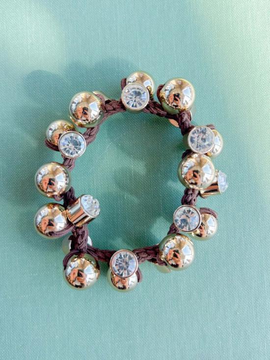  Smith and Co. Design 헤어 액세서리 스미스앤코 디자인 청키 스크런치 브라운 - OTHER BRANDS