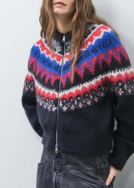  클로즈드 가디건 지퍼 달린 카디건 멀티 - CLOSED