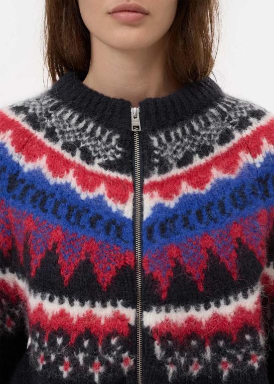  클로즈드 가디건 지퍼 달린 카디건 멀티 - CLOSED