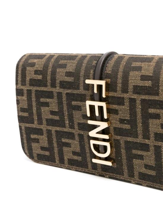 25FW 펜디 지갑 8BS076 AD23 F1BA1 TABACCO - FENDI