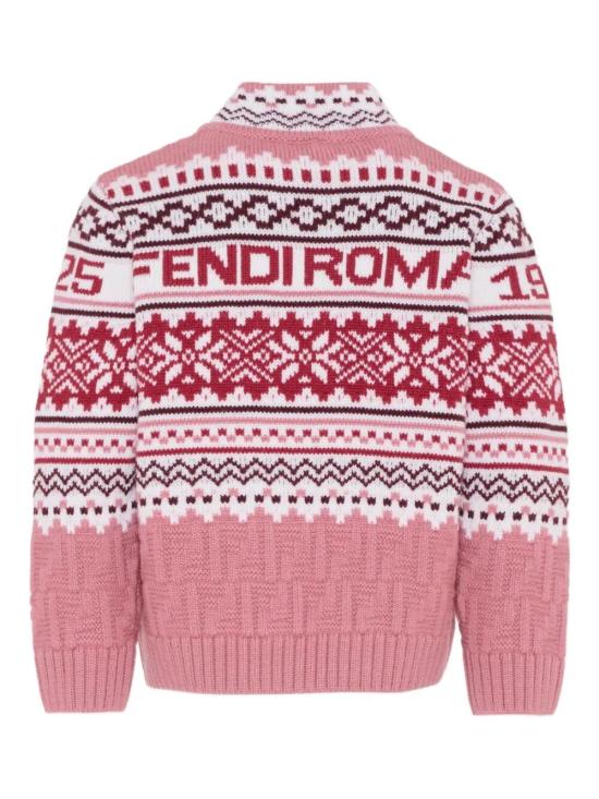 25FW [키즈] 펜디 풀오버 JFG235 AYSM F1T6P PINK - FENDI