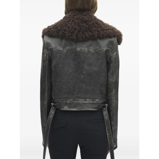 25FW 앤 드뮐미스터 바이커 자켓 B0013412 LT169 D0093 BLACK - ANN DEMEULEMEESTER