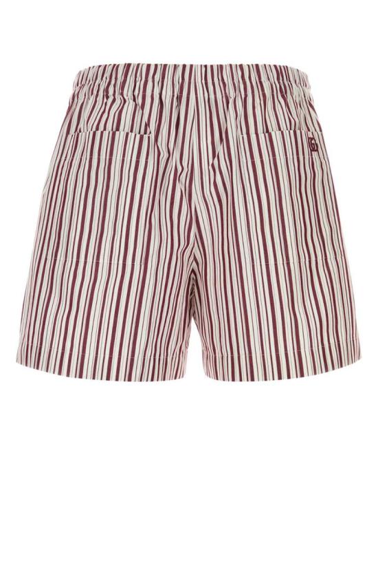 25FW 구찌 스트라이프 코튼 자수 쇼츠 반바지 810783Z7AR0 9081 STRIPPED - GUCCI