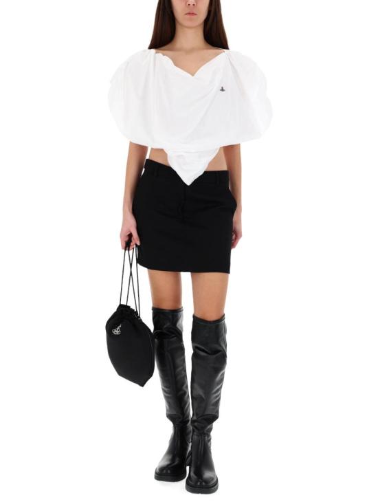 25FW 비비안웨스트우드 탑 1505000J W009QA401 WHITE - VIVIENNE WESTWOOD