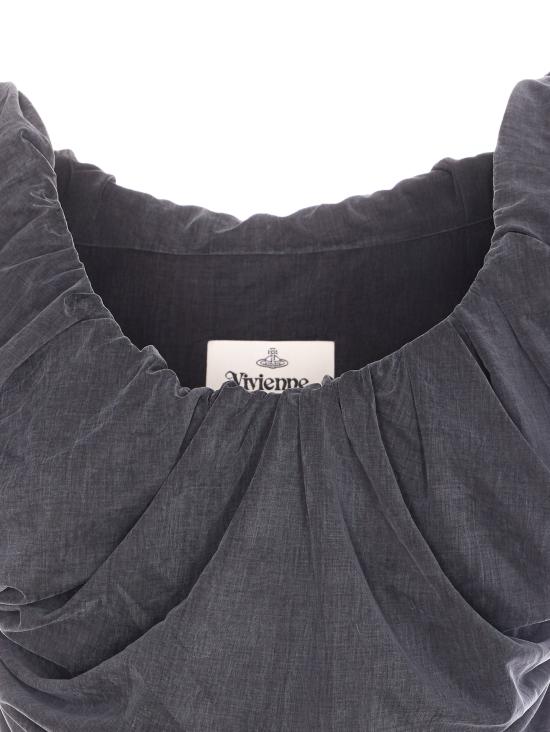 25FW 비비안웨스트우드 미디 원피스 1102001G J008EN401 Grey - VIVIENNE WESTWOOD