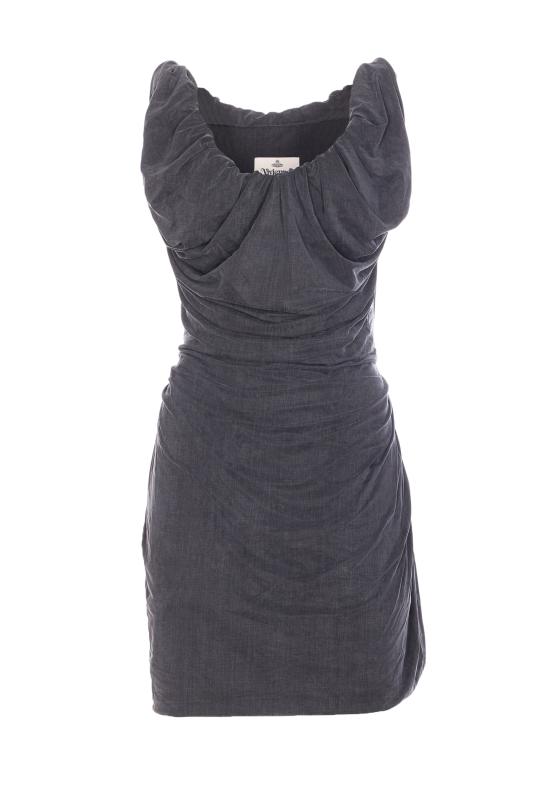 25FW 비비안웨스트우드 미디 원피스 1102001G J008EN401 Grey