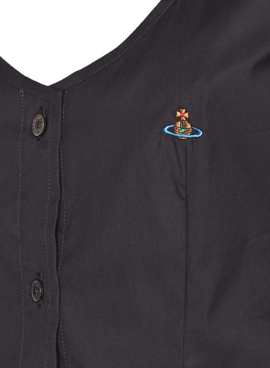 25FW 비비안웨스트우드 셔츠 1501006C W018MN401 Black - VIVIENNE WESTWOOD