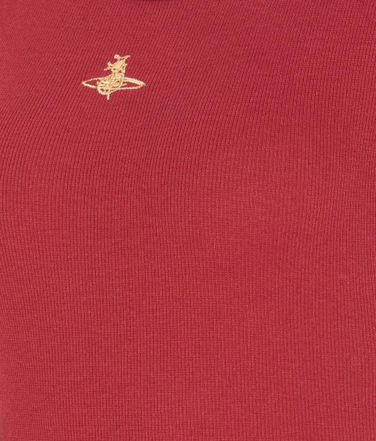 25FW 비비안웨스트우드 바디수트 티셔츠 1G010016 J009CF407 Red - VIVIENNE WESTWOOD