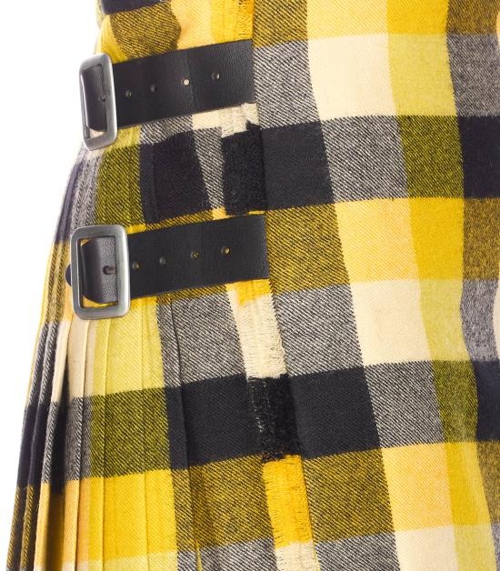 25FW 비비안웨스트우드 미디 스커트 1F020006 W018QE206 Yellow - VIVIENNE WESTWOOD