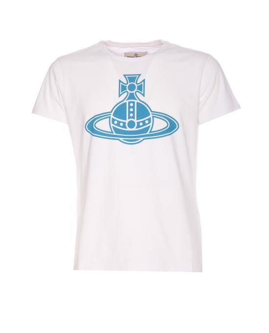 25FW 비비안웨스트우드 반팔 티셔츠 3G01004A J001MA401 White