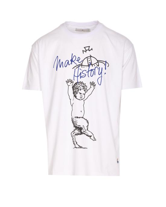 25FW 비비안웨스트우드 반팔 티셔츠 3G010048 J001MA401 White