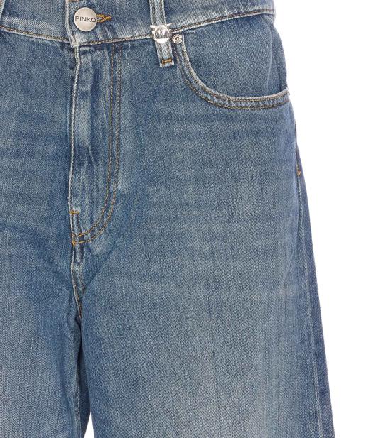 25FW 핑코 데님 팬츠 103857 A2RQPJC Blue - PINKO