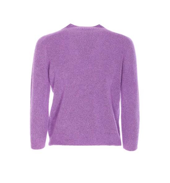 25FW 로베르토 콜리나 스웨터 F01045 F0134 Purple - ROBERTO COLLINA