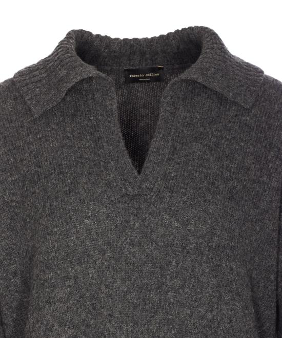 25FW 로베르토 콜리나 폴로 티셔츠 F36004 F3621 Grey - ROBERTO COLLINA