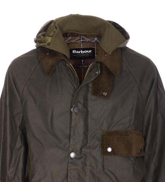 25FW 바버 모디파이드 솔웨이 왁스 자켓 MWX2479 OL71 Green - BARBOUR