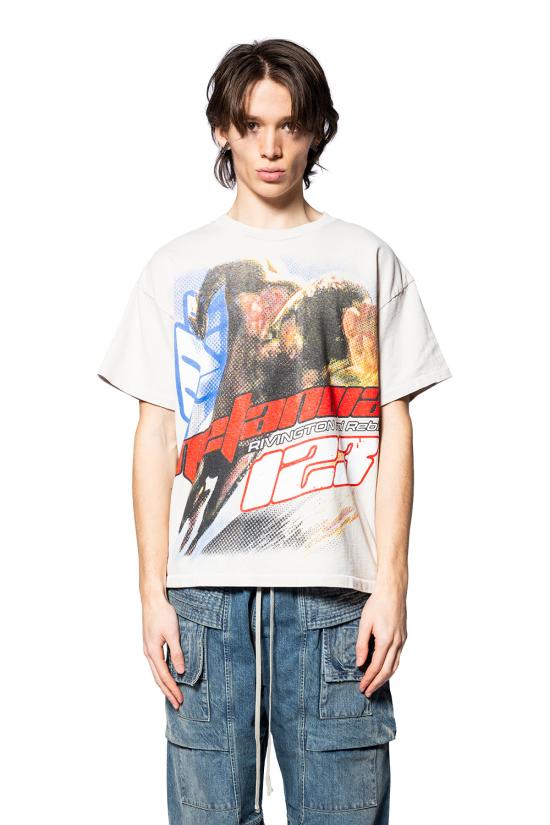 26SS 리빙톤 르아 레비스 123 반팔 티셔츠 MMAN SS16 GREY