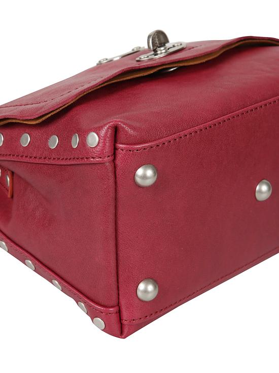 25FW 자넬라토 토트백 POSTINA TABACCO BABY RED ORIENTE Bordeaux - ZANELLATO