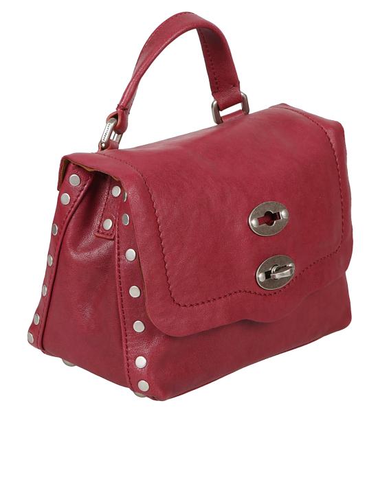 25FW 자넬라토 토트백 POSTINA TABACCO BABY RED ORIENTE Bordeaux - ZANELLATO