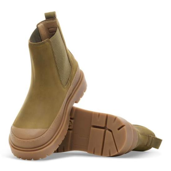 25FW 버켄스탁 부츠 PRESCOTT SLIP ON 1030114 PINE GREEN Pine green - BIRKENSTOCK