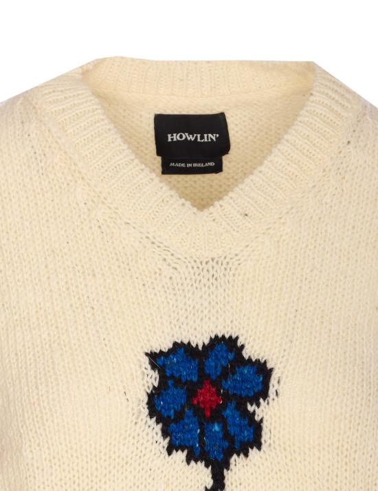 25FW 하울린 베스트 FLOWER SLEEPOVER ECRU White - HOWLIN